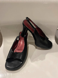 Franco Sarto Black Slingback - 6M