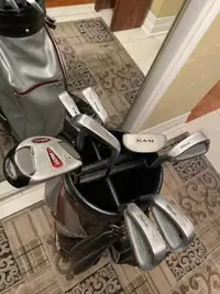 Man’s Wilson Left Hand Golf set with Golf Bag