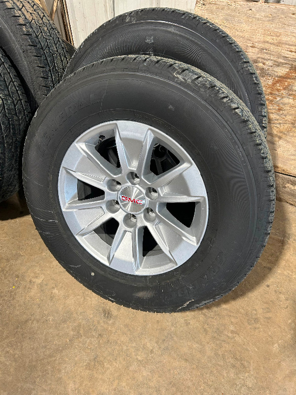 17” gmc take off rims and tires in Tires & Rims in Saskatoon