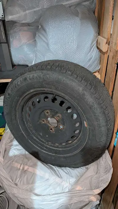 Still available as of Mar 12th Selling a set of 4 Michelin X-Ice winter tires mounted on black steel...
