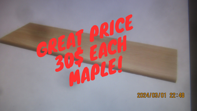 ❗❗❗Stair Treads Birch and Maple (30$ each till XMAS 2025 ❗❗❗, View more