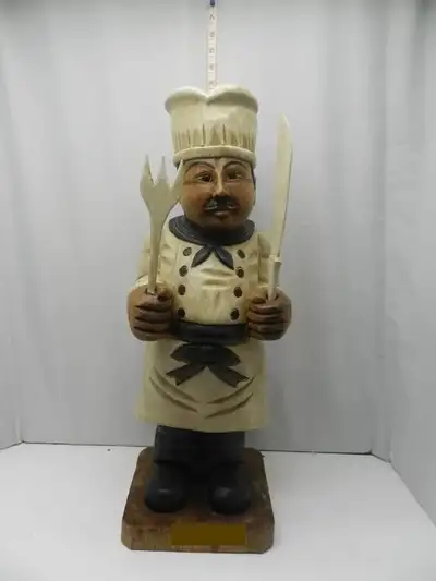 PARKER PICKERS - This guy is big and heavy. In great shape with a knife and fork that are removable....