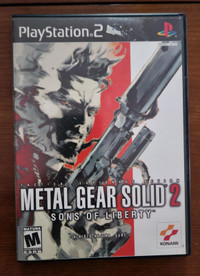 Play Station 2 Metal Gear  Solid 2