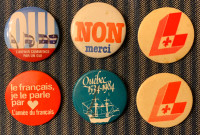 Ecusson Politique Quebecois 1970 1980