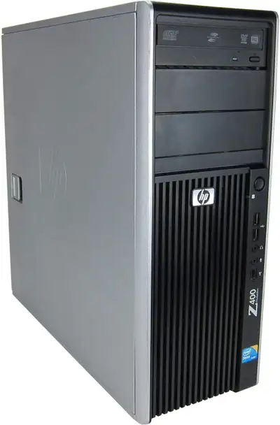 Ordinateur de bureau de type station de travail HP Processeur : Intel Xeon W3503 @ 2,4 Ghz Mémoire :...