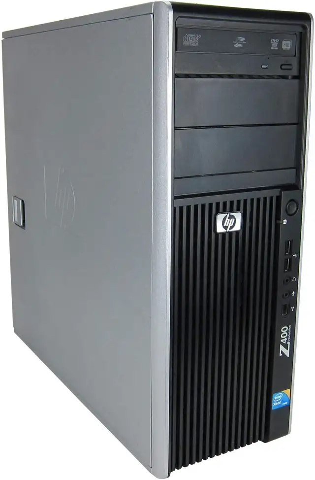 HP Z400 Workstation Quadro FX580 Intel Xeon W3503 8Go SSD 240Go in Desktop Computers in Longueuil / South Shore - Image 2