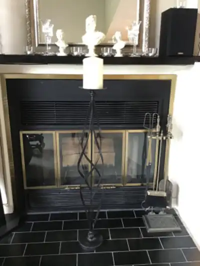 Elegant Cast Iron Candelabra, View more