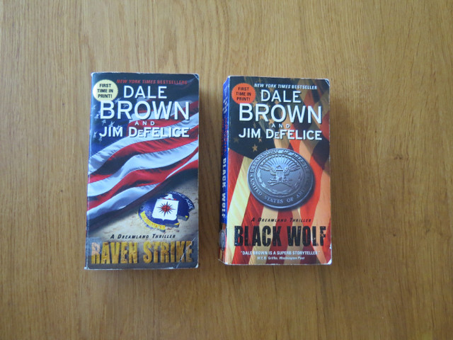 Dale Brown & Jim DeFelice - Black Wolf and Raven Strike in Fiction in Vernon