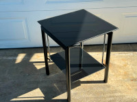 Black glass coffee/side table