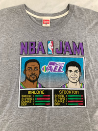 Homage NBA Jam Tshirt Malone Stockton XXL Men’s