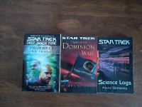 Lot of 3 Oversize Star Trek Paperbacks