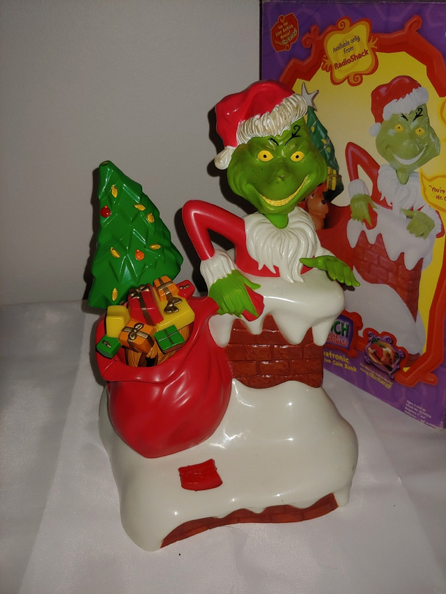 Dr. Seuss How The Grinch Stole Christmas - Grinchamatronic Bank in Arts & Collectibles in London