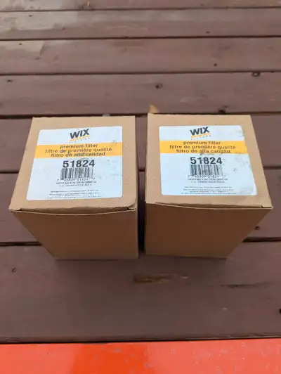 Brand new in box. WIX brand oil filters. #51824. $50 each