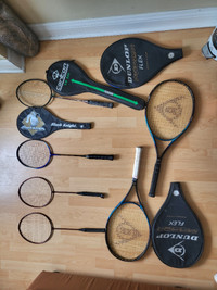 Badminton and Tennis Rackets