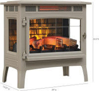 Electric Infrared Fireplace Stove with 3D Flame effect