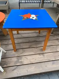 Children’s table and chairs