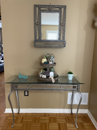 Entrance Table and Mirror, View more