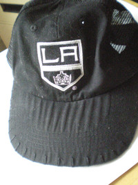 CASQUETTE Los Angeles LA Kings UNISEX Black Hat Cap OSFA NEUF +