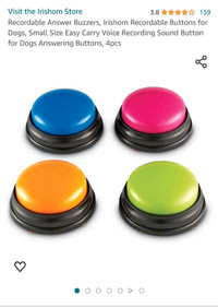 Recordable buttons