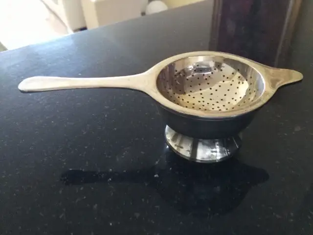 Silver Tea strainer by Crabtree & Evelyn63347539834241122