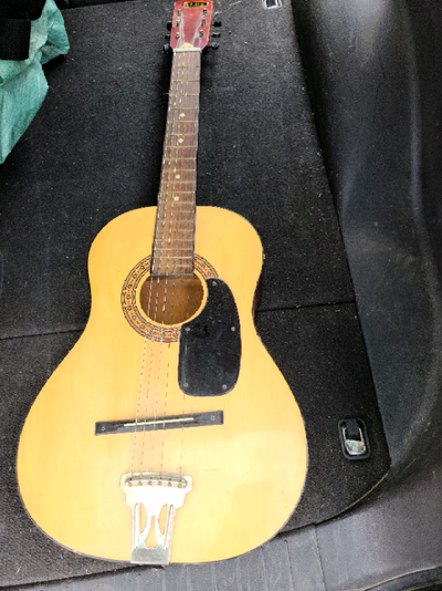 Vintage Alex acoustic guitar , View more