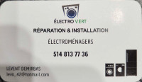 Réparation et installation d'électromenagers