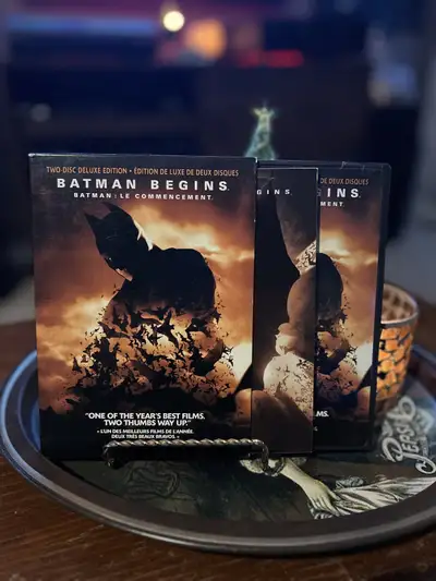 Batman Begins DVD with mini Comic Book, View more
