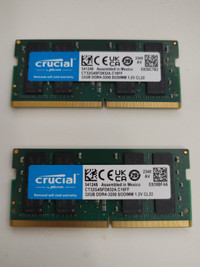 Crucial 64gb DDR4 notebook memory 3200