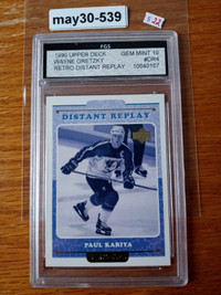 1999-00 Upper Deck Retro Distant Replay Paul Kariya #DR4 HOF FGS