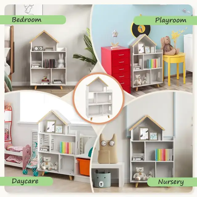 3-tier kids Toy Storage Organizer Cabinet, Bookshelf in Bookcases & Shelving Units in Markham / York Region - Image 6