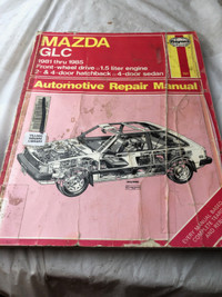 HAYNES 1981 - 1985 MAZDA GLC REPAIR MANUAL #M1306