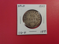 1908    Newfoundland Silver Coin