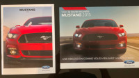 Pamphlet Mustang 2015 et carton publicitaire