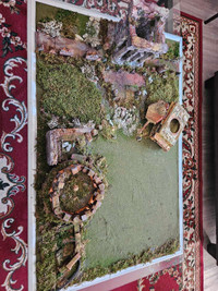 DIORAMA BASE ALL COMPLETE FOR WARHAMMER GAMES, 1/35 TANKS 1/72 