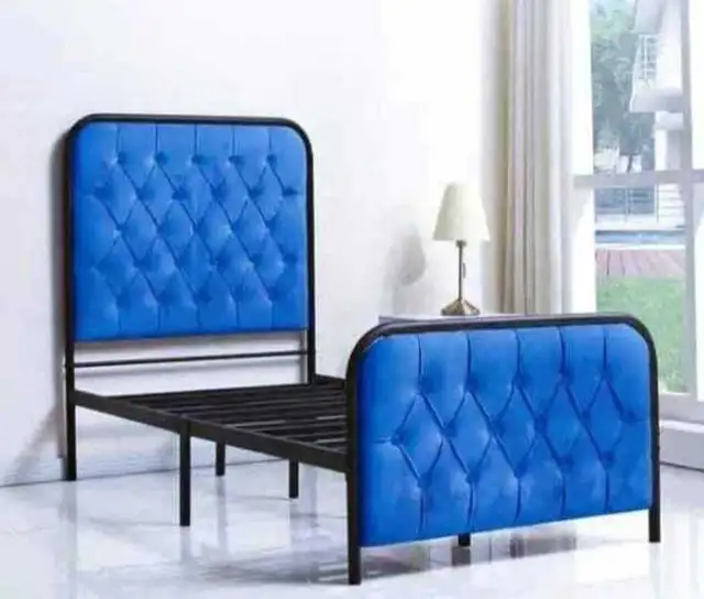 Twin metal bedframe available for sale  in Beds & Mattresses in Vancouver - Image 2