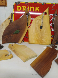 Charcuterine boards, handcrafted hardwood