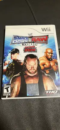 WWE Smack Down vs. Raw 2008 Featuring ECW (Nintendo Wii, 2007)