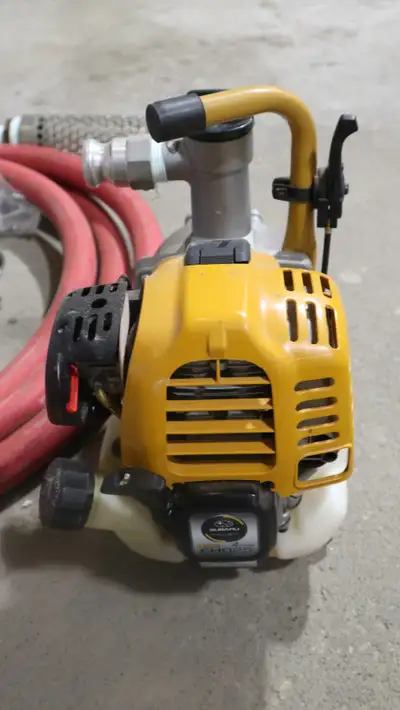 subaru gas powered water pump with hoses, View more