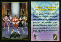 1994 POWER RANGERS 2 … MIGHTY MORPHIN … CASE TOPPER CARD … D-1