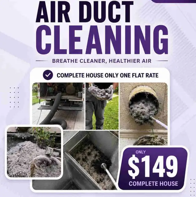 $149 Professional Air Duct Cleaning | Calgary AB