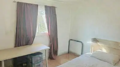 One room available in a CLEAN & QUIET house It is on the SECOND floor furnished with a bed and a des...