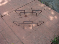 Weber 7402 Charcoal Rails Brackets - Used, Good Condition - $5