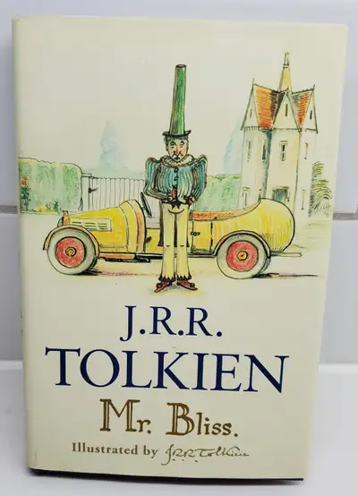 Dive into the whimsical world of "Mr. Bliss" by J.R.R. Tolkien, a cherished hardback edition that br...