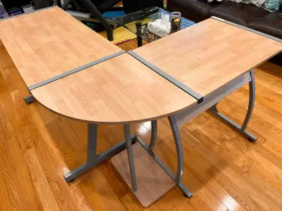 L-shaped computer desk, View more