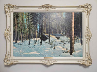 Franz Johnston -Shack in the woods Framed painting