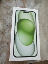 iPhone 15 plus green 128gb brand new unopened