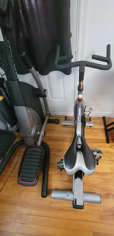 Pro-Form HIIT 5.9 Elliptical and e-te fitness Stationary Bike, View more