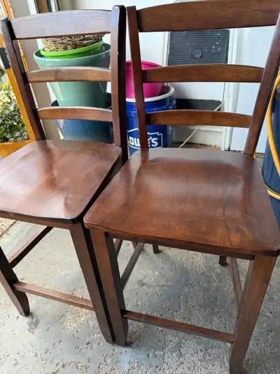 Ladder back wood chairs, View more