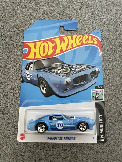 Hot wheels 1970 Pontiac Firebird blue , View more