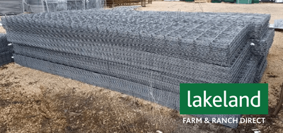 - 16ft long x 50” high - 4 gauge welded wire - 10 line wires - Galvanized-before-welding - Approx 40...